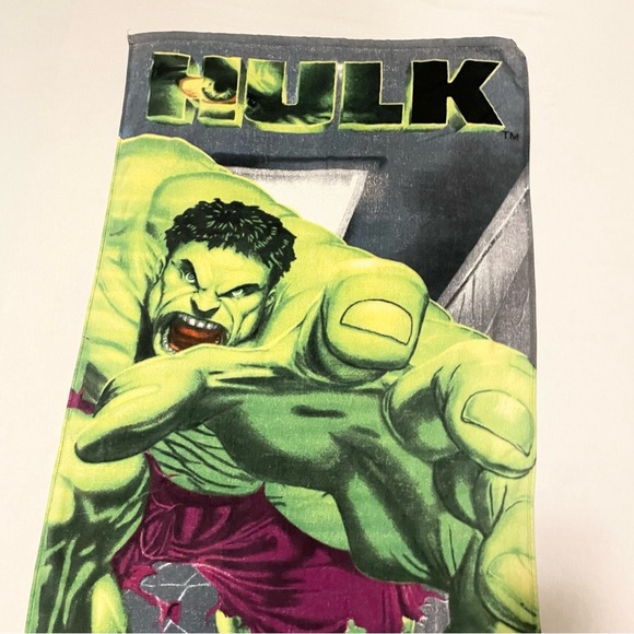 Vintage 2003 Marvel Hulk Beach Towel - Picture 3 of 16